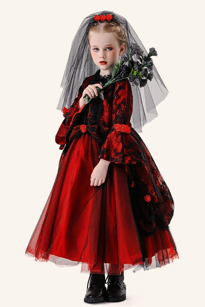Gothic Ghost Bride Kid Halloween