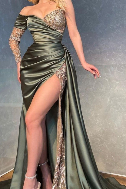 Lace Maxi Silk Dress