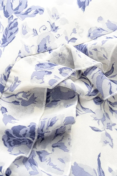 Elegant Ruffle Floral Dress