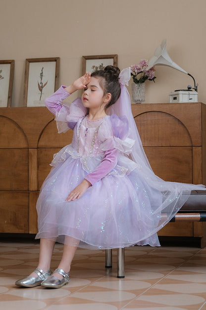 Ice Princess Tulle Dress Kid Halloween Costume