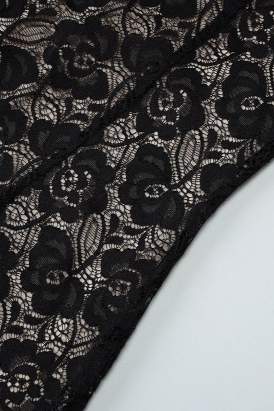 Lace Plunge Slip Dress