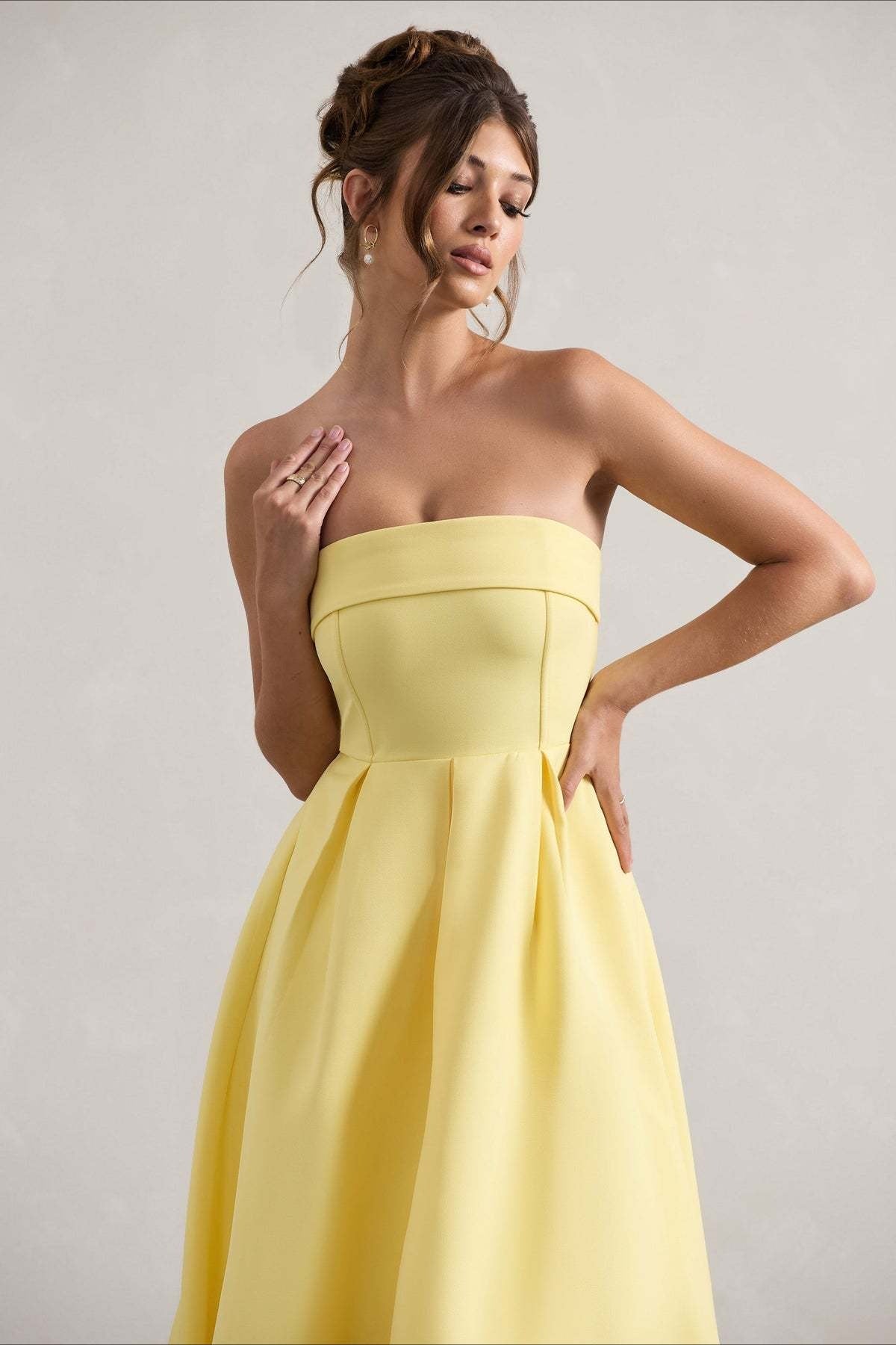 Bandage Strapless Party Dress