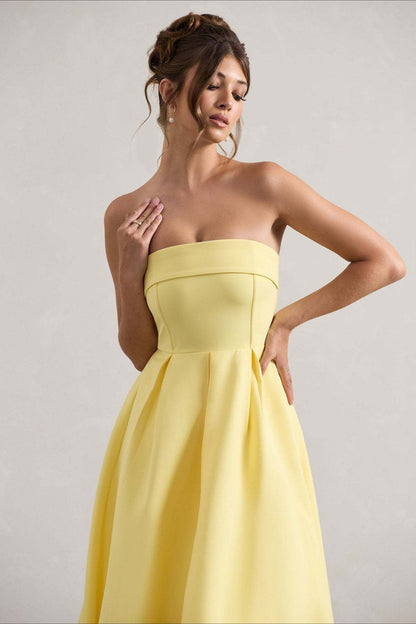 Bandage Strapless Party Dress