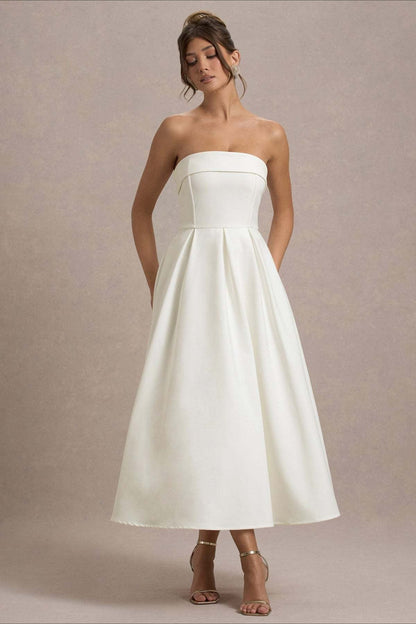 Bandage Strapless Party Dress