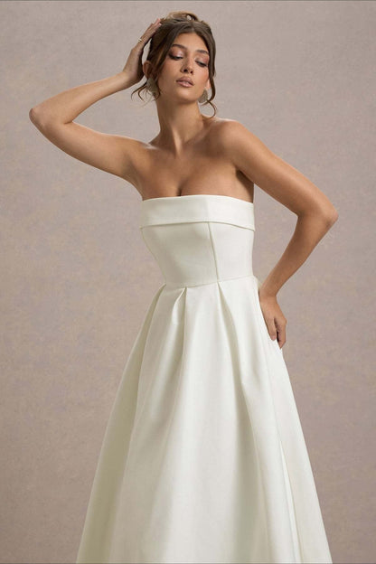 Bandage Strapless Party Dress