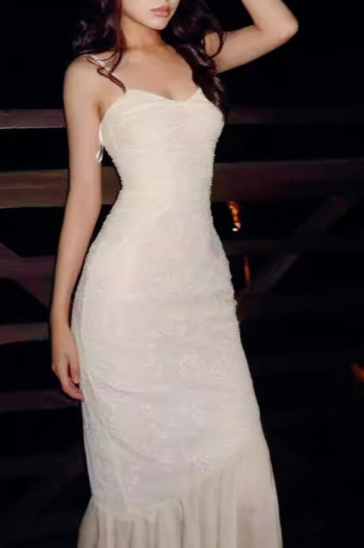 Chic Ruched Mermaid Birthday Dress