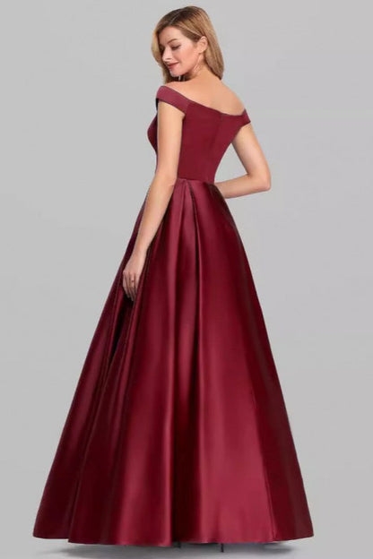 Satin Halter Backless Floral Elegant Bodycon Formal Dress