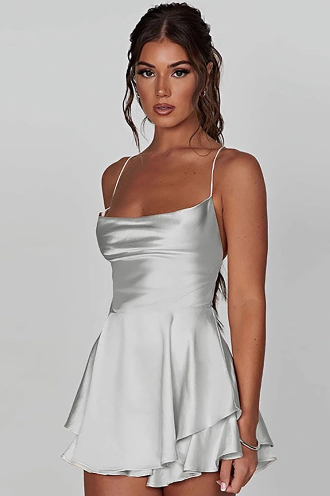 Sultry Satin Slip Dress