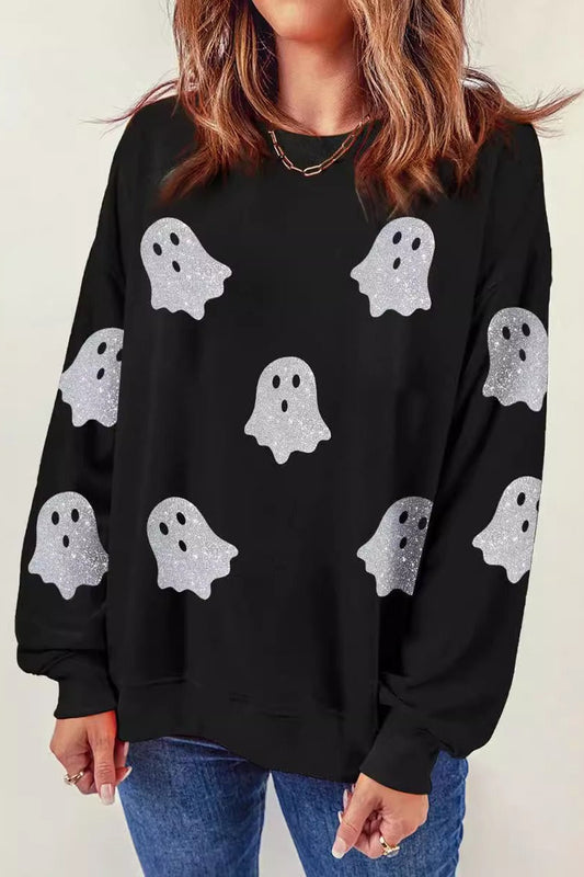 Halloween Glow-in-the-Dark Ghost Hoodie