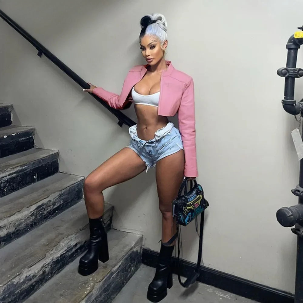 Punk Gothic Lapel Moto Jacket