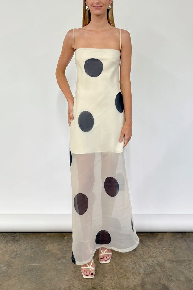 Bodycon Open Back Slip Dress