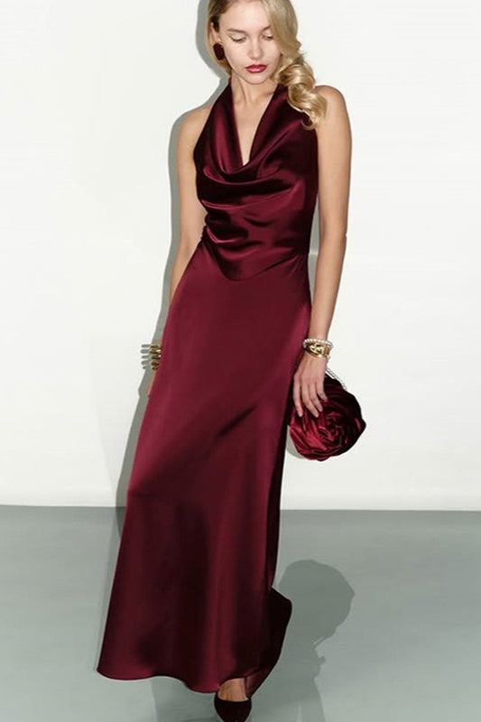 Sexy Satin Silk Dress