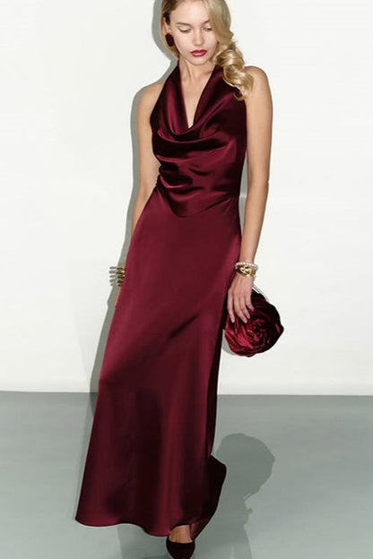 Sexy Satin Silk Dress