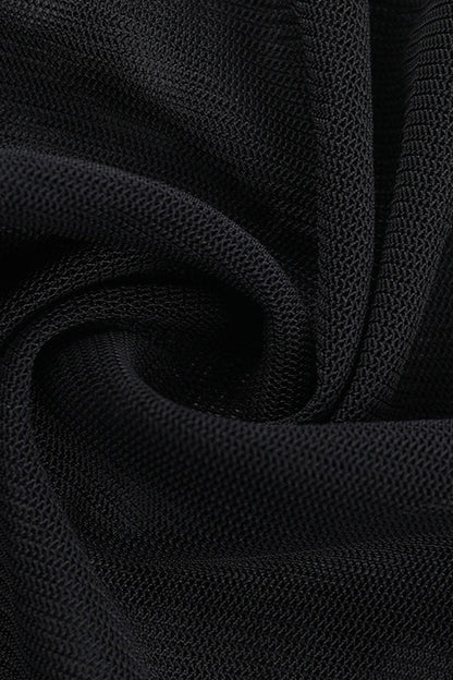 Gothic Rhinestone Cross Mesh T-Shirt