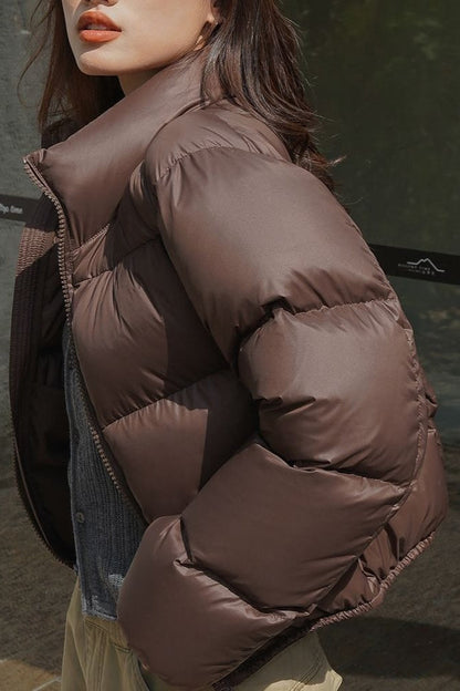 Thickened Stand Collar Down Coat