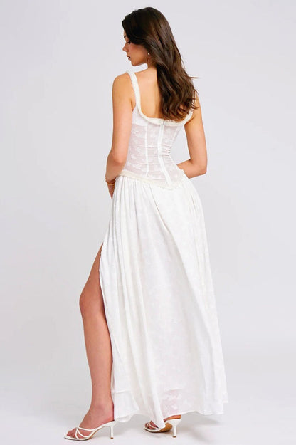 Chic Side Slit Slip Dress