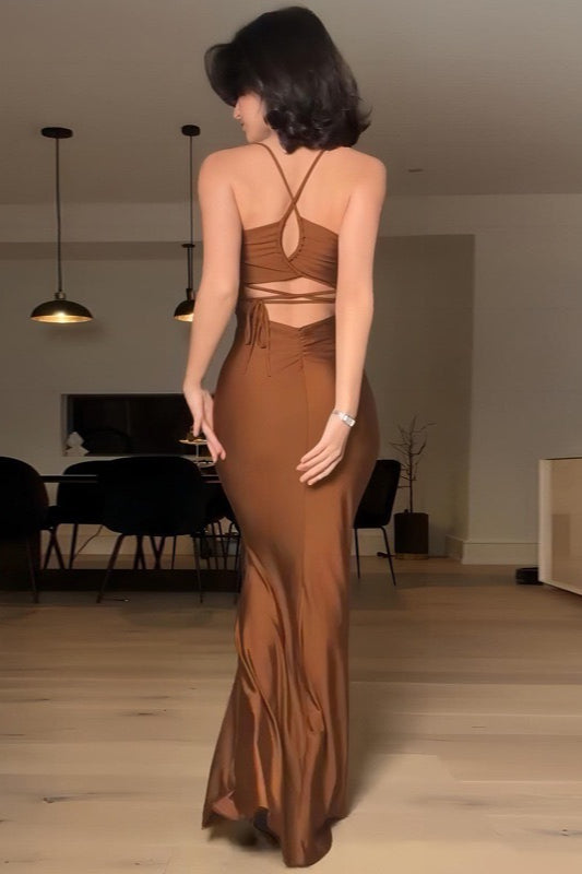 Sexy Spaghetti Strap Slim Bodycon Dress