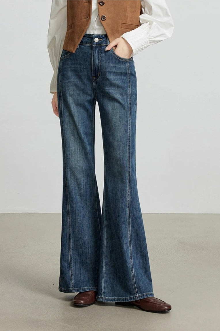 Vintage Micro Flare Slim Jeans