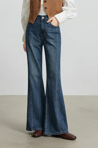 Vintage Micro Flare Slim Jeans