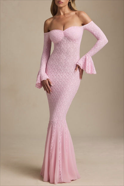 Sexy Bodycon Evening Lace Dress