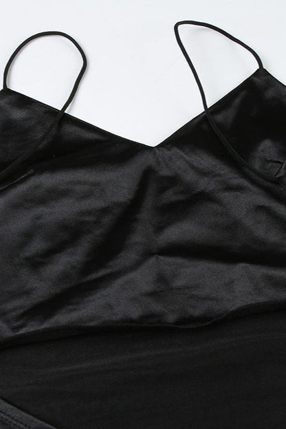 Slim-Fit Spaghetti Strap Party Dress