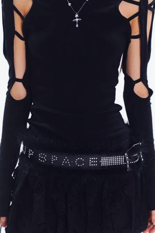 Y2K Gothic Print T-Shirt